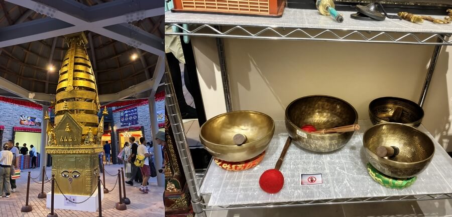 ネパール館の展示