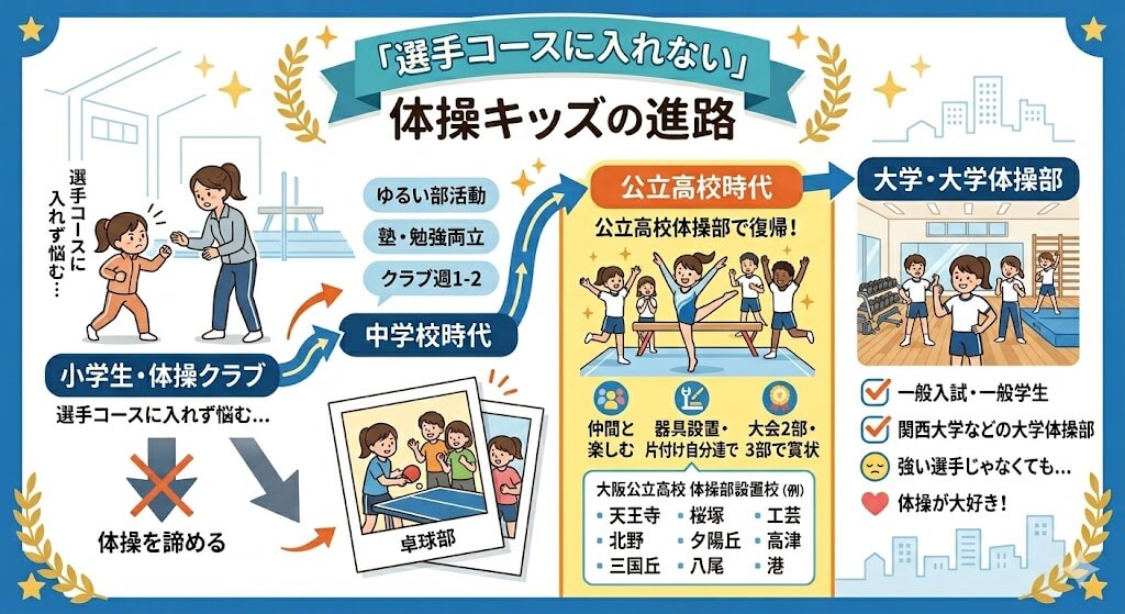 体操キッズの進路