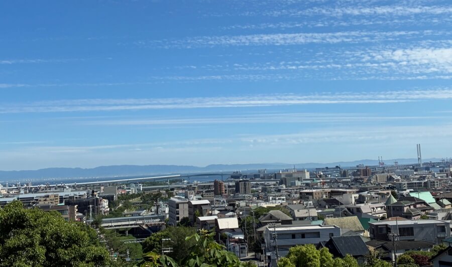 ヨドコウ迎賓館からの景色