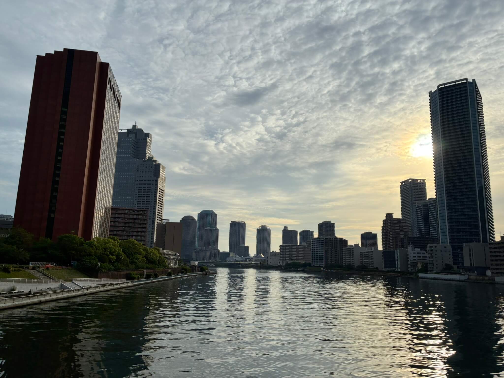 勝どき橋からの光景