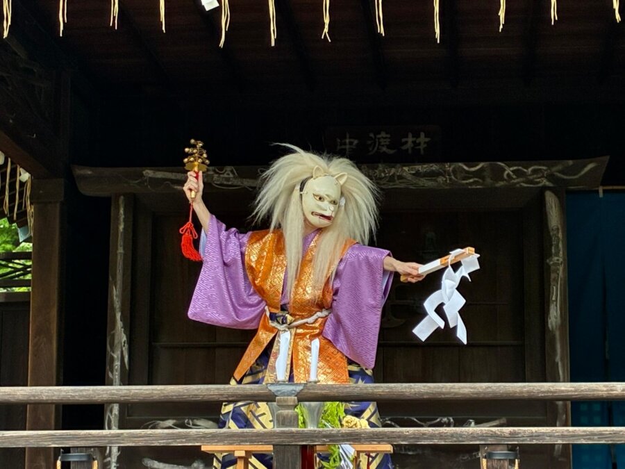 上野東照宮の神楽奉納